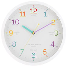 30cm Learn The Time Silent Wall Clock